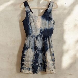 American Eagle Dress Womens Size 2 Tye Dye Tie Dye Tie-dye Back Zipper